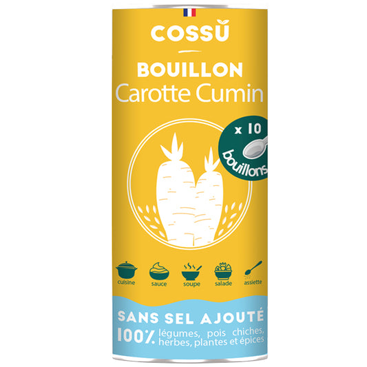 Bouillon déshydraté carotte cumin bio - 1
