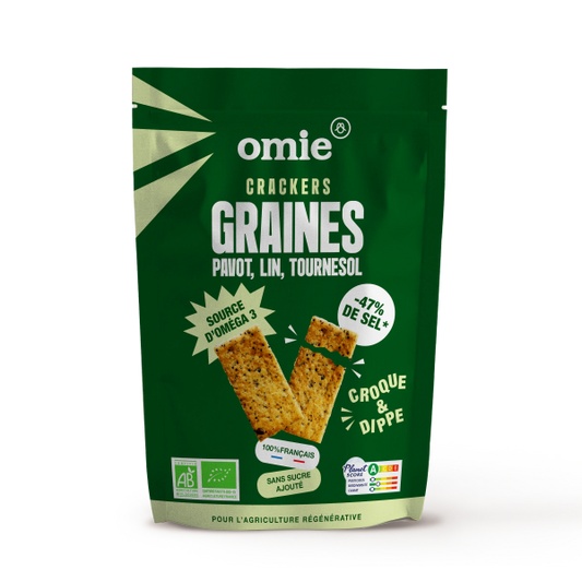 Crackers aux graines bio (100% français) - 1