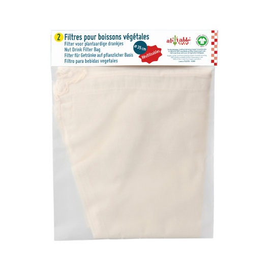 Etamines (filtres pour boissons végétales en coton bio) - 1