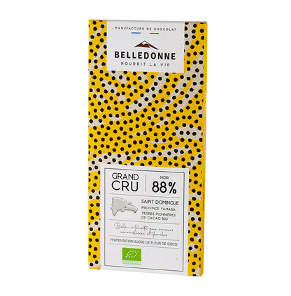 Tablette noir 88% sucre coco bio - 1